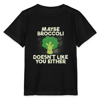 broccoli - Stanley/Stella MINI CREATOR Kids’ T-Shirt - black - Front - Mikhail (115cm)