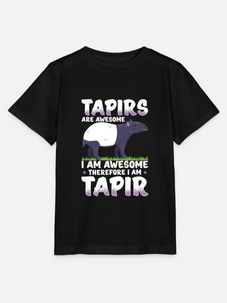 Tapir - Stanley/Stella Kinder T-Shirt MINI CREATOR - Schwarz