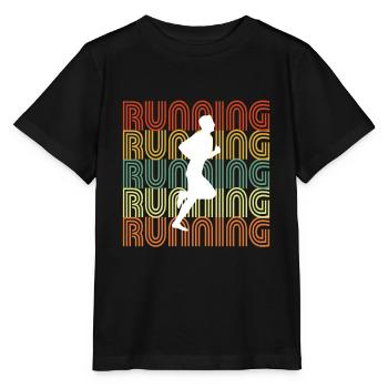 RUNNING - Stanley/Stella Kinder T-Shirt MINI CREATOR  - Schwarz - Vorne - Mikhail (115cm)