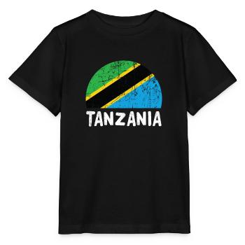 Tanzanie - T-shirt bio MINI CREATOR Stanley/Stella Enfant - noir - Devant - Mikhail (115cm)