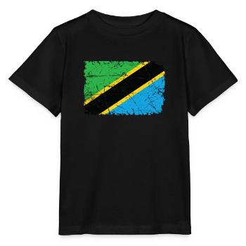 Tanzanie - T-shirt bio MINI CREATOR Stanley/Stella Enfant - noir - Devant - Mikhail (115cm)