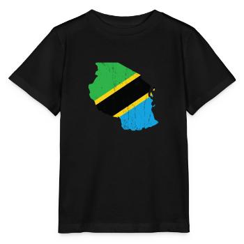 Tanzanie - T-shirt bio MINI CREATOR Stanley/Stella Enfant - noir - Devant - Mikhail (115cm)