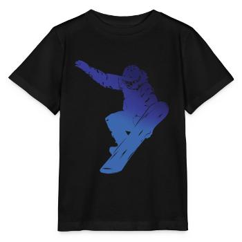 Snowboard d'hiver - T-shirt bio MINI CREATOR Stanley/Stella Enfant - noir - Devant - Mikhail (115cm)
