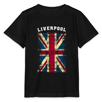 Liverpool - Stanley/Stella Kinder T-Shirt MINI CREATOR  - Schwarz - Vorne - Mikhail (115cm)