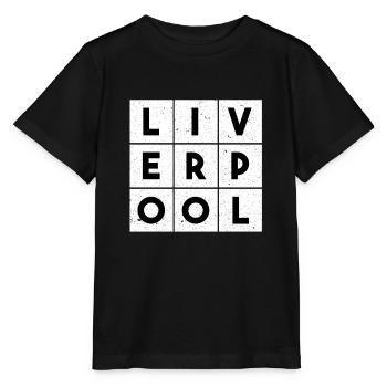 Liverpool - Stanley/Stella Kinder T-Shirt MINI CREATOR  - Schwarz - Vorne - Mikhail (115cm)
