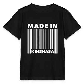 Kinshasa Kongo Congo Afrika Africa Geschenk - Stanley/Stella Kinder T-Shirt MINI CREATOR  - Schwarz - Vorne - Mikhail (115cm)