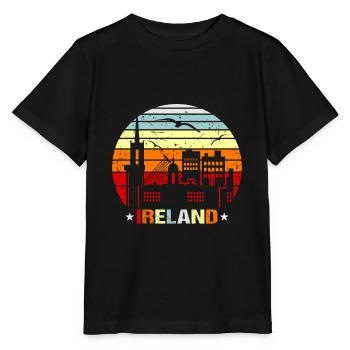 Irlande - T-shirt bio MINI CREATOR Stanley/Stella Enfant - noir - Devant - Mikhail (115cm)