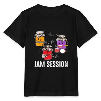 Marmeladen Session Geschenk - Stanley/Stella Kinder T-Shirt MINI CREATOR  - Schwarz - Vorne - Mikhail (115cm)