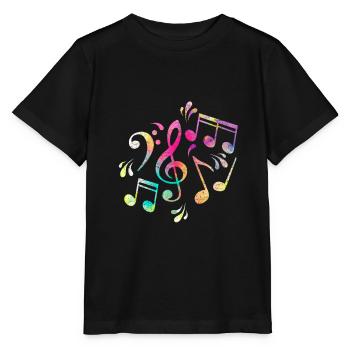 Partition - T-shirt bio MINI CREATOR Stanley/Stella Enfant - noir - Devant - Mikhail (115cm)
