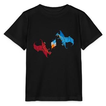 Dice dragon dragon dice game - Stanley/Stella MINI CREATOR Kids’ T-Shirt - black - Front - Mikhail (115cm)