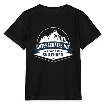 Skilehrer - Stanley/Stella Kinder T-Shirt MINI CREATOR  - Schwarz - Vorne - Mikhail (115cm)