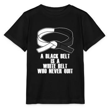Karate martial arts kung fu taekwondo motivation - Stanley/Stella MINI CREATOR Kids’ T-Shirt - black - Front - Mikhail (115cm)