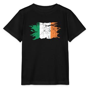 Irland - Stanley/Stella Kinder T-Shirt MINI CREATOR  - Schwarz - Vorne - Mikhail (115cm)