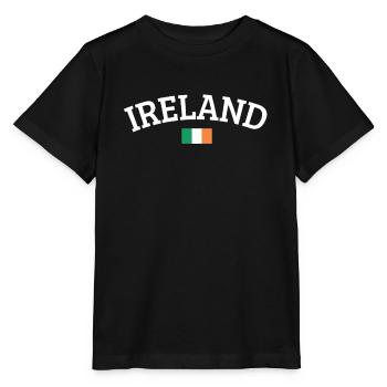 Irland - Stanley/Stella Kinder T-Shirt MINI CREATOR  - Schwarz - Vorne - Mikhail (115cm)
