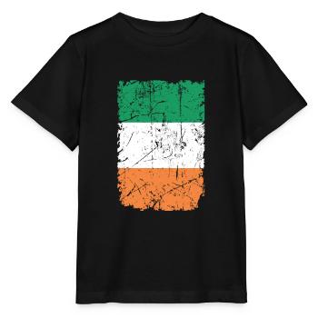 Irland - Stanley/Stella Kinder T-Shirt MINI CREATOR  - Schwarz - Vorne - Mikhail (115cm)