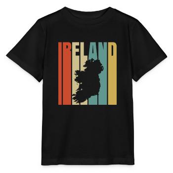 Irland - Stanley/Stella Kinder T-Shirt MINI CREATOR  - Schwarz - Vorne - Mikhail (115cm)