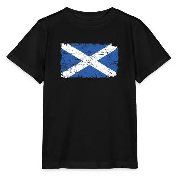Écosse - T-shirt bio MINI CREATOR Stanley/Stella Enfant - noir - Devant - Mikhail (115cm)