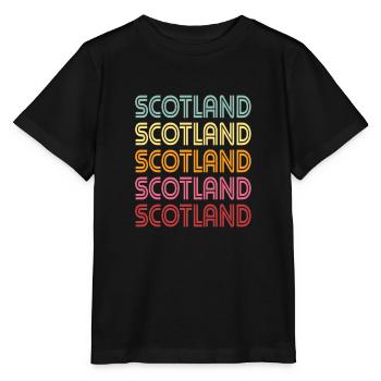 Scotland - Stanley/Stella MINI CREATOR Kids’ T-Shirt - black - Front - Mikhail (115cm)
