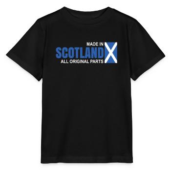 Scotland - Stanley/Stella MINI CREATOR Kids’ T-Shirt - black - Front - Mikhail (115cm)