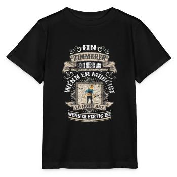 Zimmerer - Stanley/Stella Kinder T-Shirt MINI CREATOR  - Schwarz - Vorne - Mikhail (115cm)