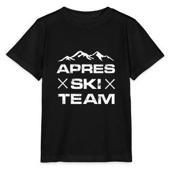 Apres ski - T-shirt bio MINI CREATOR Stanley/Stella Enfant - noir - Devant - Mikhail (115cm)