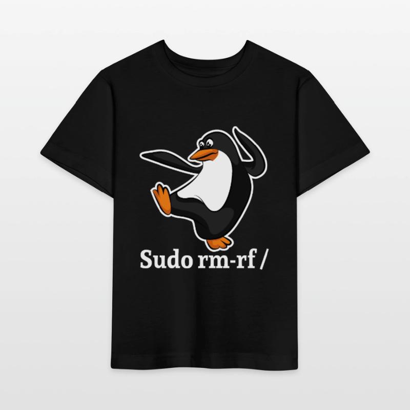 Tux Linux Penguin Sudo Rm Rf | Computer Geek Hack Stanley/Stella MINI CREATOR Kids’ T-Shirt