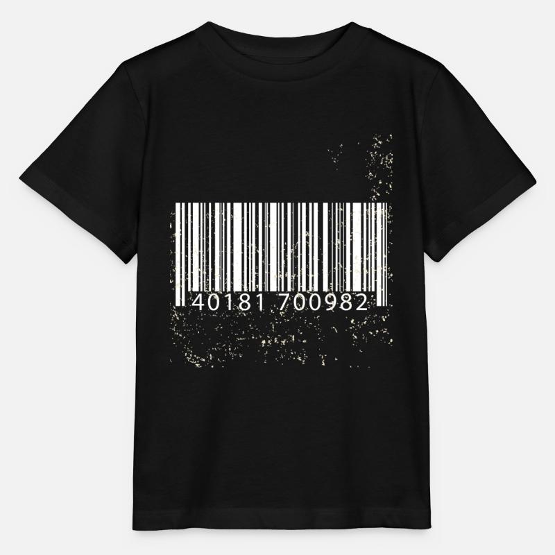 Idée cadeau code barre - T-shirt bio MINI CREATOR Stanley/Stella Enfant - noir