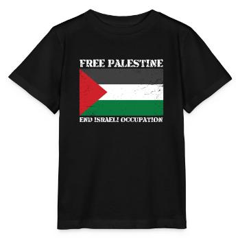 Freie palästinensische Intifada - Stanley/Stella Kinder T-Shirt MINI CREATOR  - Schwarz - Vorne - Mikhail (115cm)