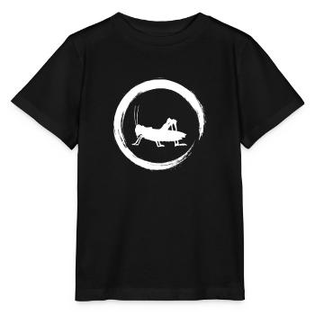 sauterelle - T-shirt bio MINI CREATOR Stanley/Stella Enfant - noir - Devant - Mikhail (115cm)