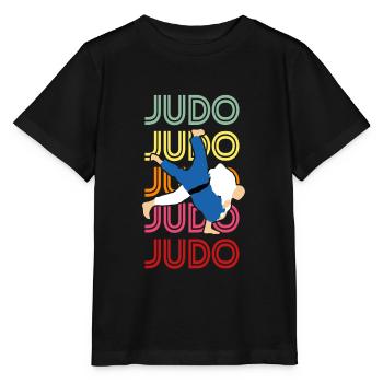 judo - Stanley/Stella MINI CREATOR Kids’ T-Shirt - black - Front - Mikhail (115cm)