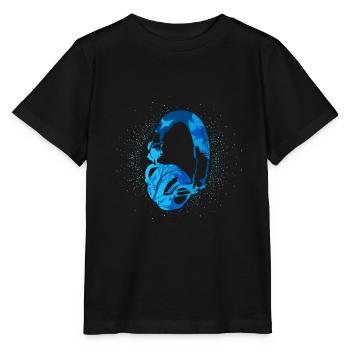 Musik Kopfhörer - Stanley/Stella Kinder T-Shirt MINI CREATOR  - Schwarz - Vorne - Mikhail (115cm)