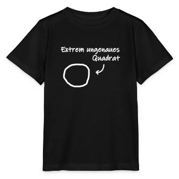 Extrem ungenaues Quadrat - Stanley/Stella Kinder T-Shirt MINI CREATOR  - Schwarz - Vorne - Mikhail (115cm)