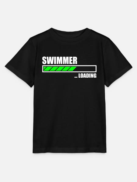 Swimmer Loading Bar - Stanley/Stella Kinder T-Shirt MINI CREATOR - Schwarz
