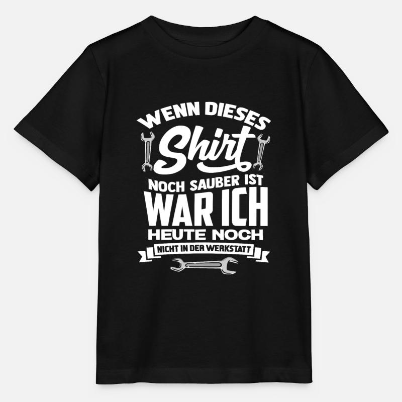 Schrauber Shirt - Stanley/Stella Kinder T-Shirt MINI CREATOR  - Schwarz