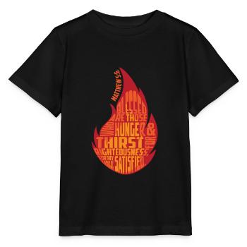 Bibelverse Vintage moderne 90er Jahre Psalm - Stanley/Stella Kinder T-Shirt MINI CREATOR  - Schwarz - Vorne - Mikhail (115cm)