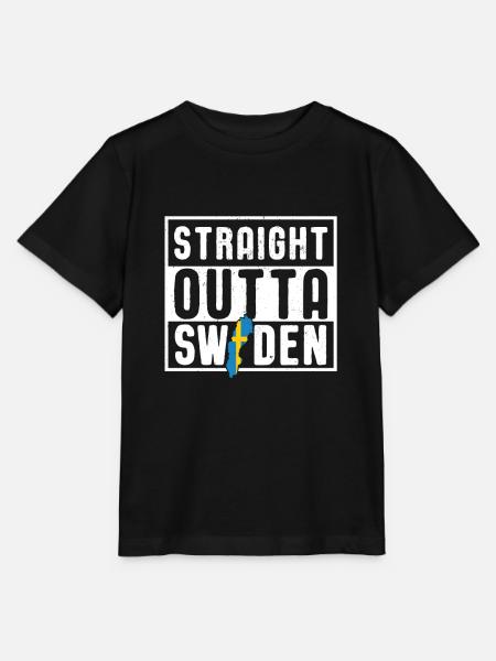 Schweden - Stanley/Stella Kinder T-Shirt MINI CREATOR - Schwarz
