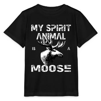 Spirit Animal Mosses - Stanley/Stella MINI CREATOR Kids’ T-Shirt - black - Front - Mikhail (115cm)
