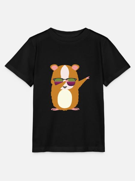 cooles Meerschwein - Stanley/Stella Kinder T-Shirt MINI CREATOR  - Schwarz