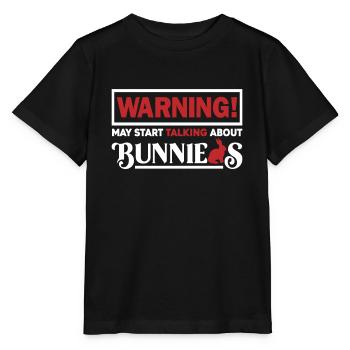 lièvre - T-shirt bio MINI CREATOR Stanley/Stella Enfant - noir - Devant - Mikhail (115cm)