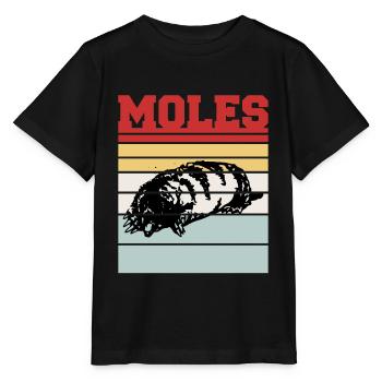 MOLES - Stanley/Stella MINI CREATOR Kids’ T-Shirt - black - Front - Mikhail (115cm)