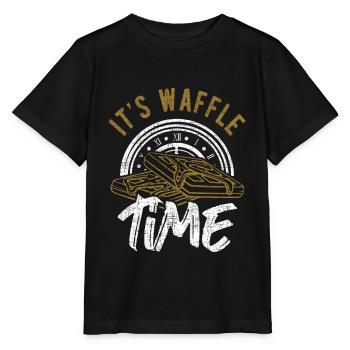 Waffel - Stanley/Stella Kinder T-Shirt MINI CREATOR  - Schwarz - Vorne - Mikhail (115cm)