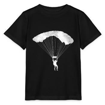 Paragliding - Stanley/Stella Kinder T-Shirt MINI CREATOR  - Schwarz - Vorne - Mikhail (115cm)