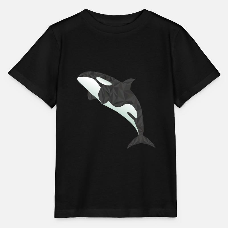 orca Wal - Stanley/Stella Kinder T-Shirt MINI CREATOR - Schwarz