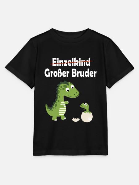 Kinder Großer Bruder Geschwister Kinder Dino - Stanley/Stella Kinder T-Shirt MINI CREATOR - Schwarz