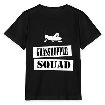 join the grasshopper squad - Stanley/Stella MINI CREATOR Kids’ T-Shirt - black - Front - Mikhail (115cm)