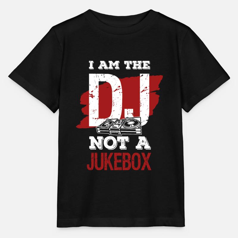 Je suis le DJ pas un jukebox - T-shirt bio MINI CREATOR Stanley/Stella Enfant - noir