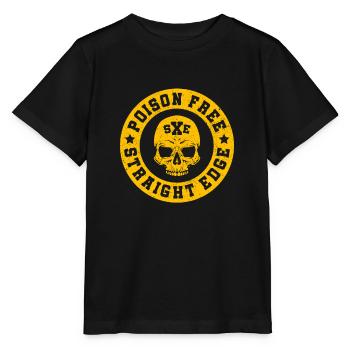 Bord droit de l'équipage sans poison - T-shirt bio MINI CREATOR Stanley/Stella Enfant - noir - Devant - Mikhail (115cm)