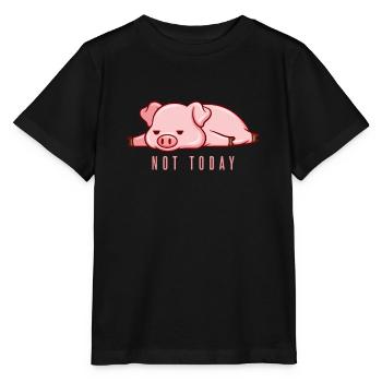 Not Today - Stanley/Stella MINI CREATOR Kids’ T-Shirt - black - Front - Mikhail (115cm)