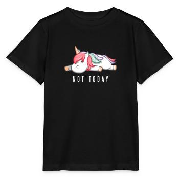 Not Today - Stanley/Stella MINI CREATOR Kids’ T-Shirt - black - Front - Mikhail (115cm)