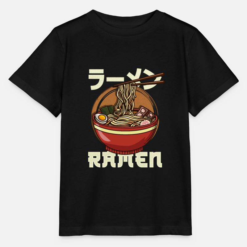 Ramen Anime Kawaii - Stanley/Stella Kinder T-Shirt MINI CREATOR  - Schwarz